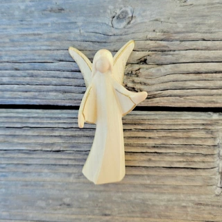 Ange gardien blanc artisanal